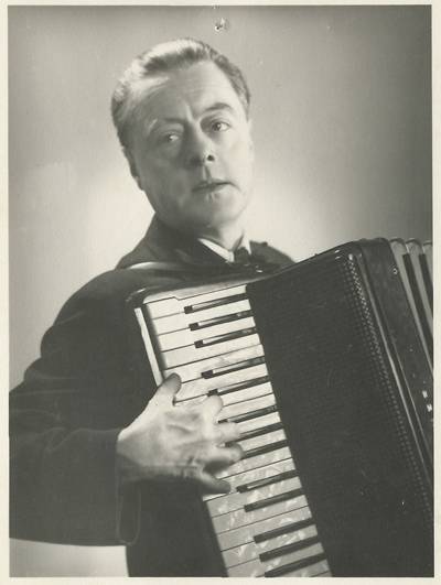 Der Musiker Willi Heckmann im Jahr 1956
